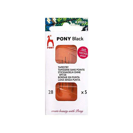 Pony Black agujas de tapicería hipoalergénicas - Image 4