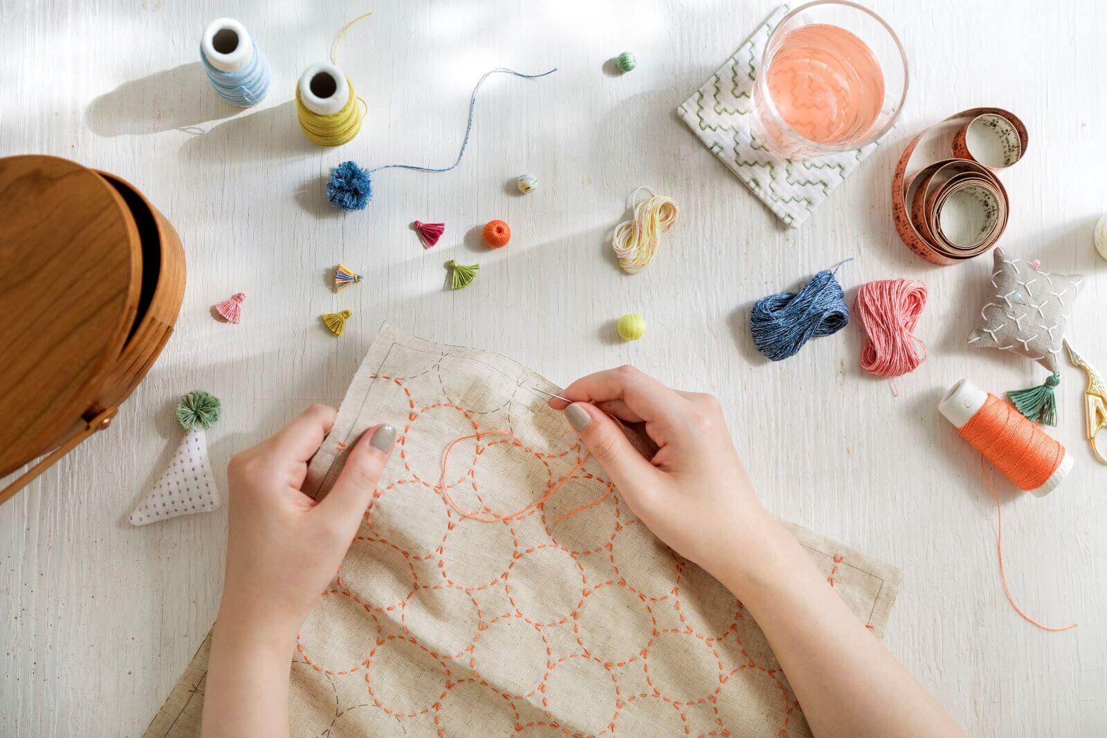 Hidamari Lecien, hilo para Sashiko en madejas - Image 8