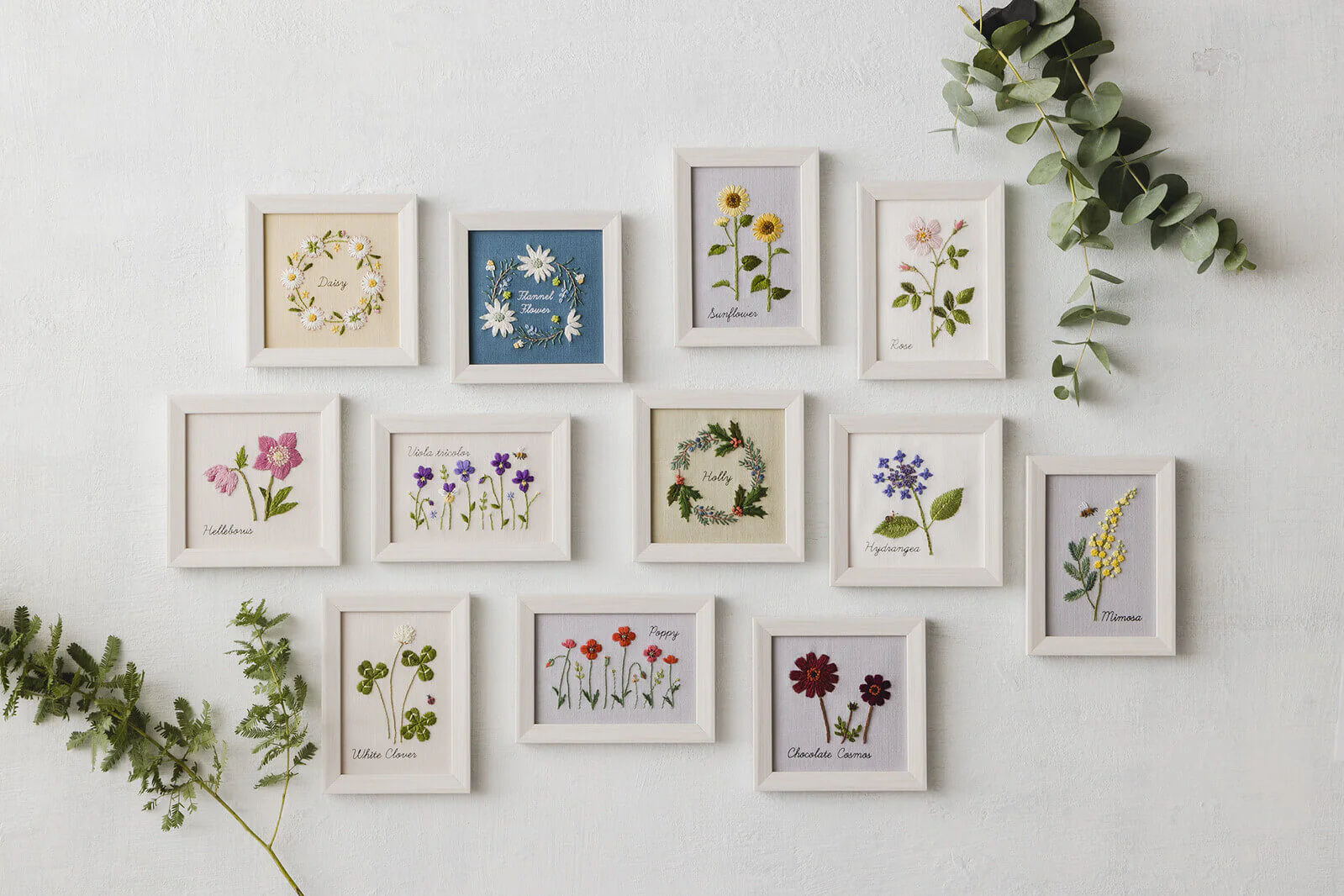 Kit de bordado "Violetas" de Cosmo - Image 4