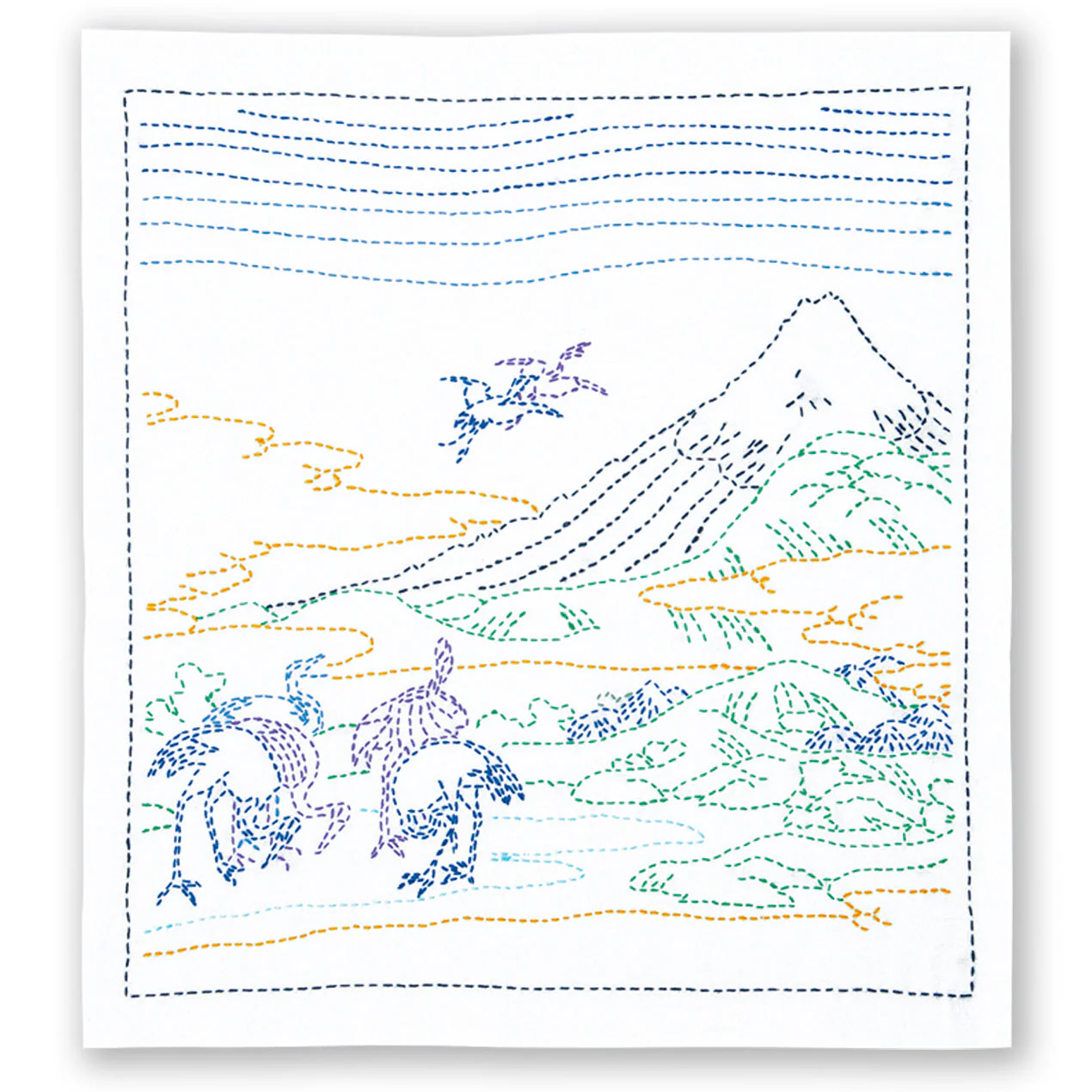 Kit de Sashiko Hokusai - Monte Fuji de Olympus (varios modelos) - Image 4