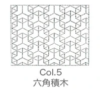 Tela azul estampada para Sashiko, bordado tradicional japonés - Image 7