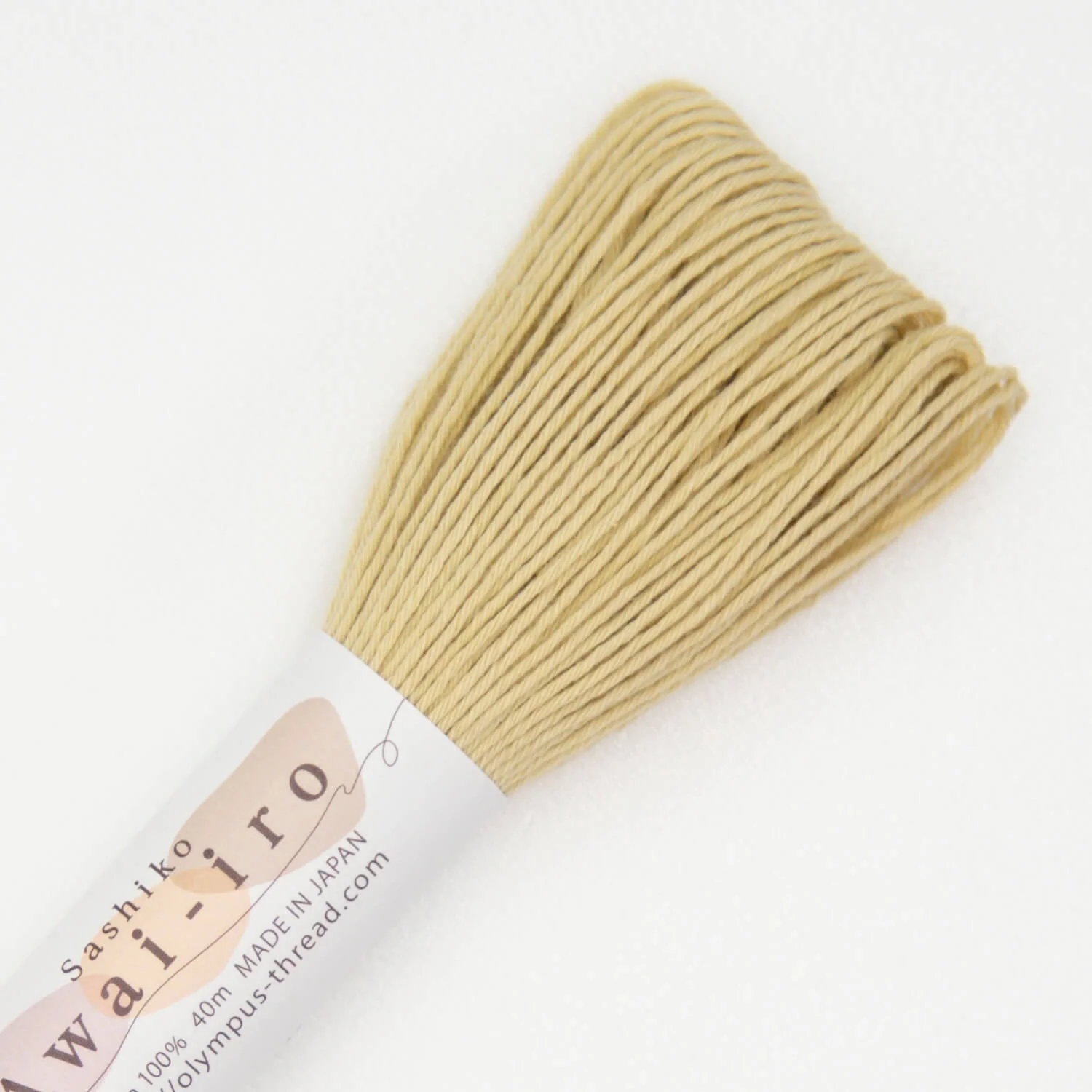 Olympus, hilos para bordar tonos pastel para Sashiko 40m - Awai-iro - Image 12