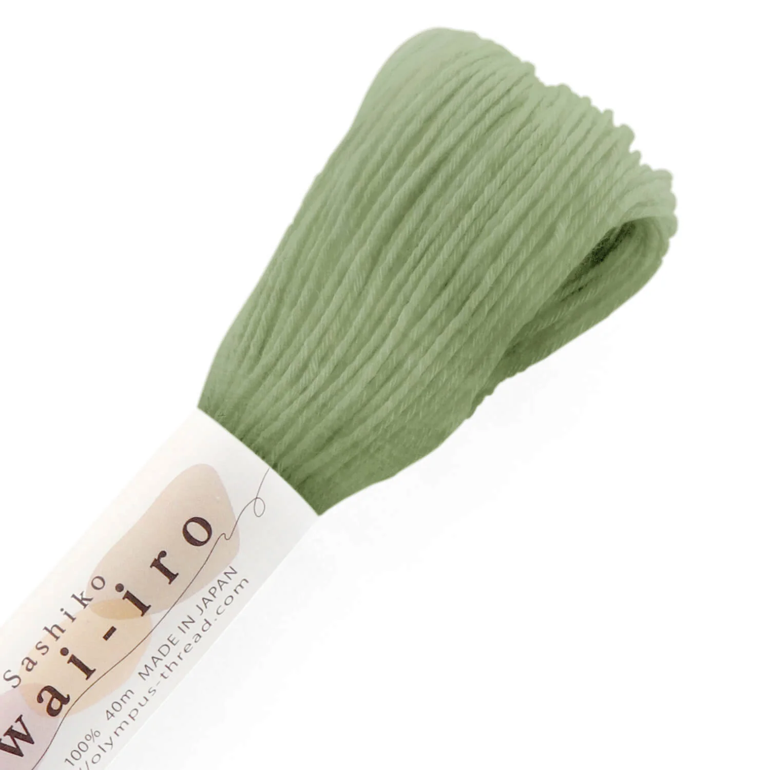 Olympus, hilos para bordar tonos pastel para Sashiko 40m - Awai-iro - Image 22